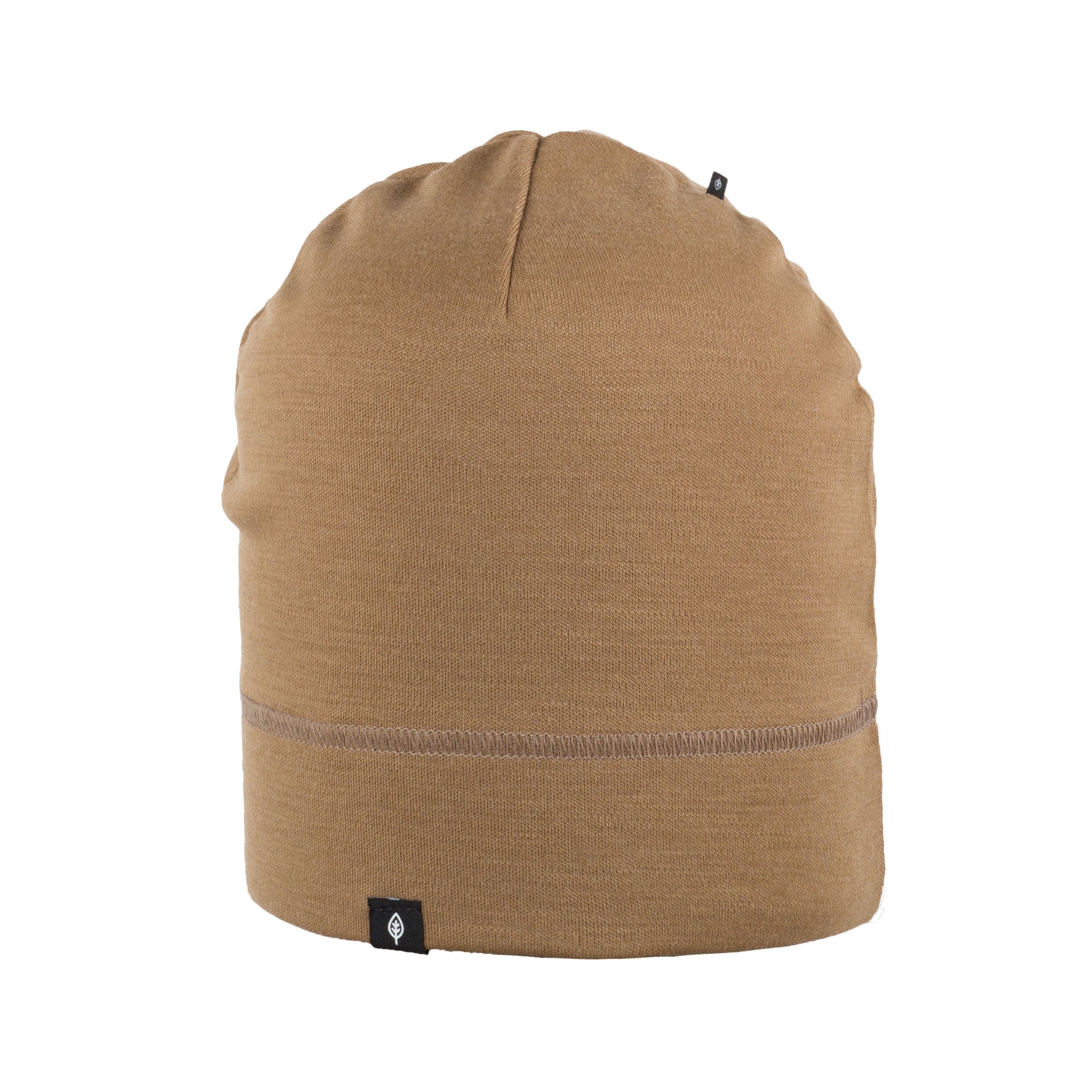 PurePure MiniBeanie Interlock - ermine/beige - Familienbande