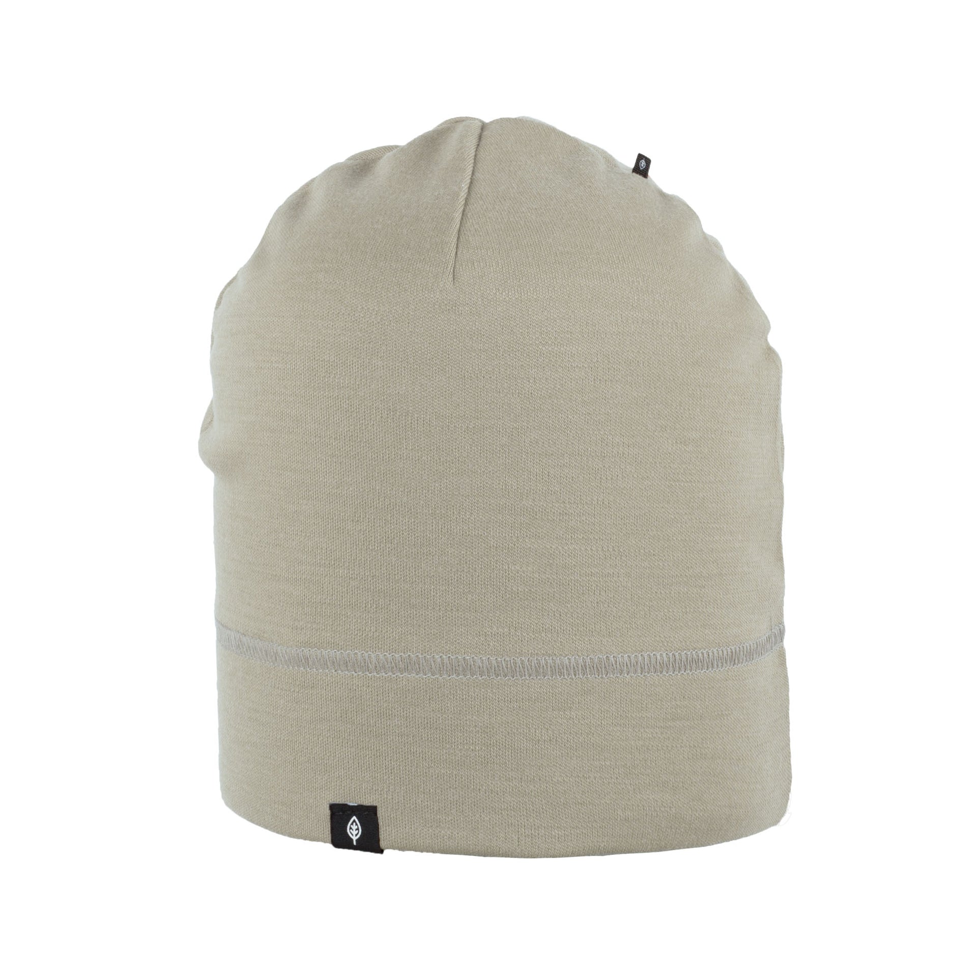 PurePure MiniBeanie Interlock - seagras - Familienbande