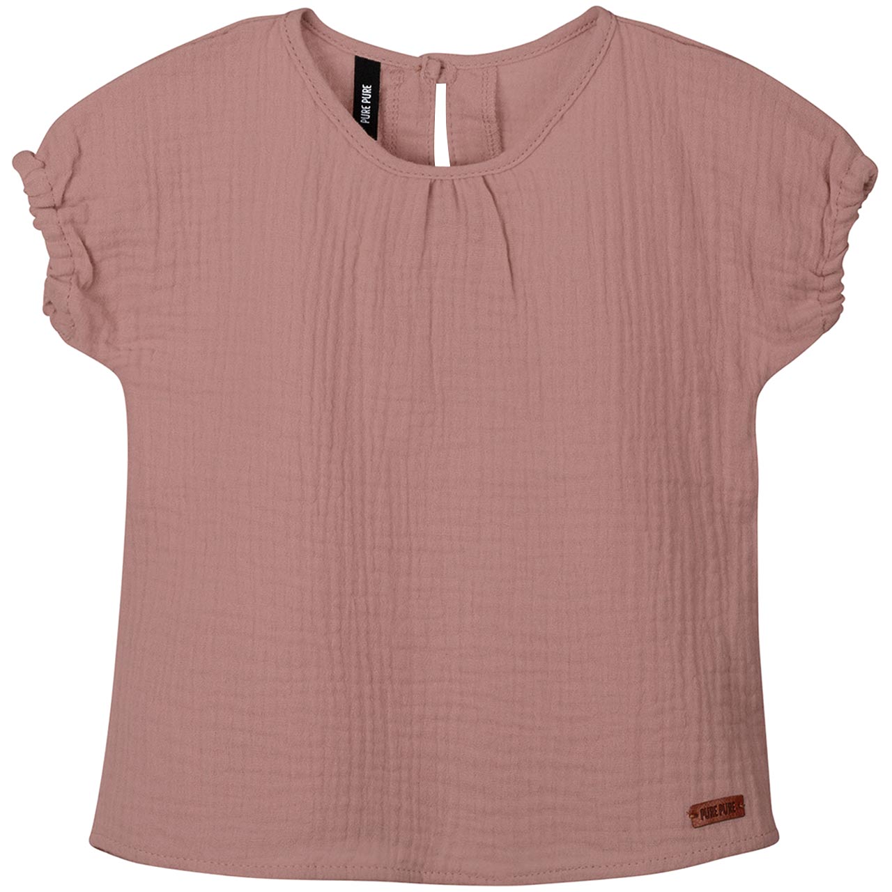 PurePure Shirt mit Pufferärmel - Pink Clay - Familienbande