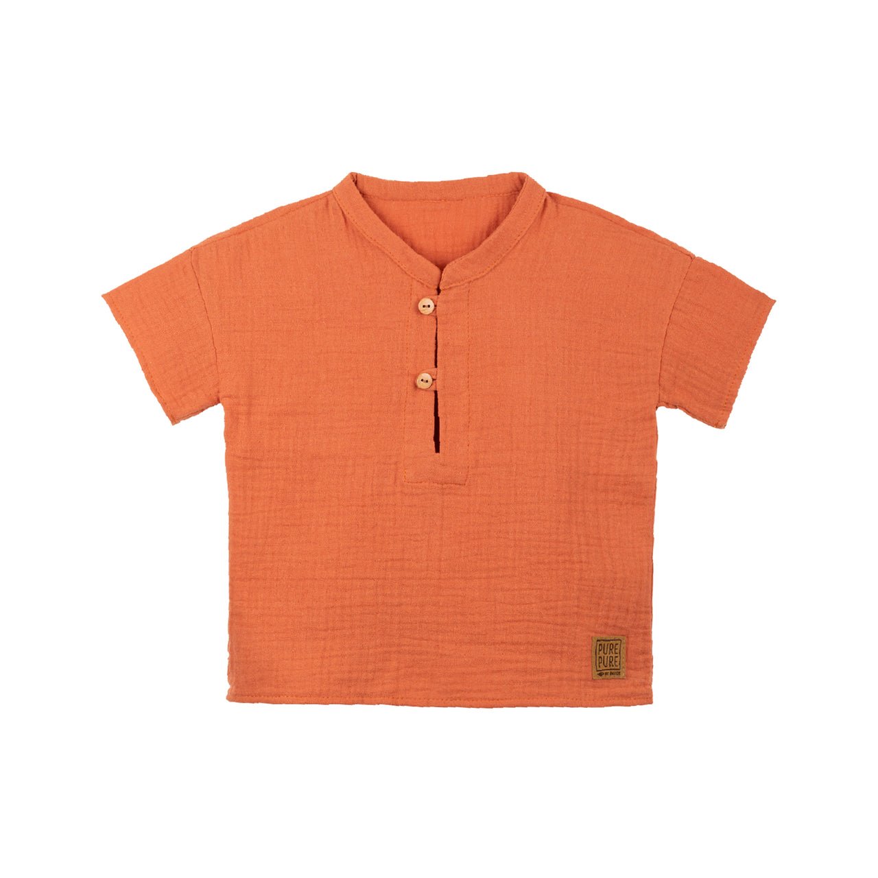 PurePure Shirt Musselin Papaya - Familienbande