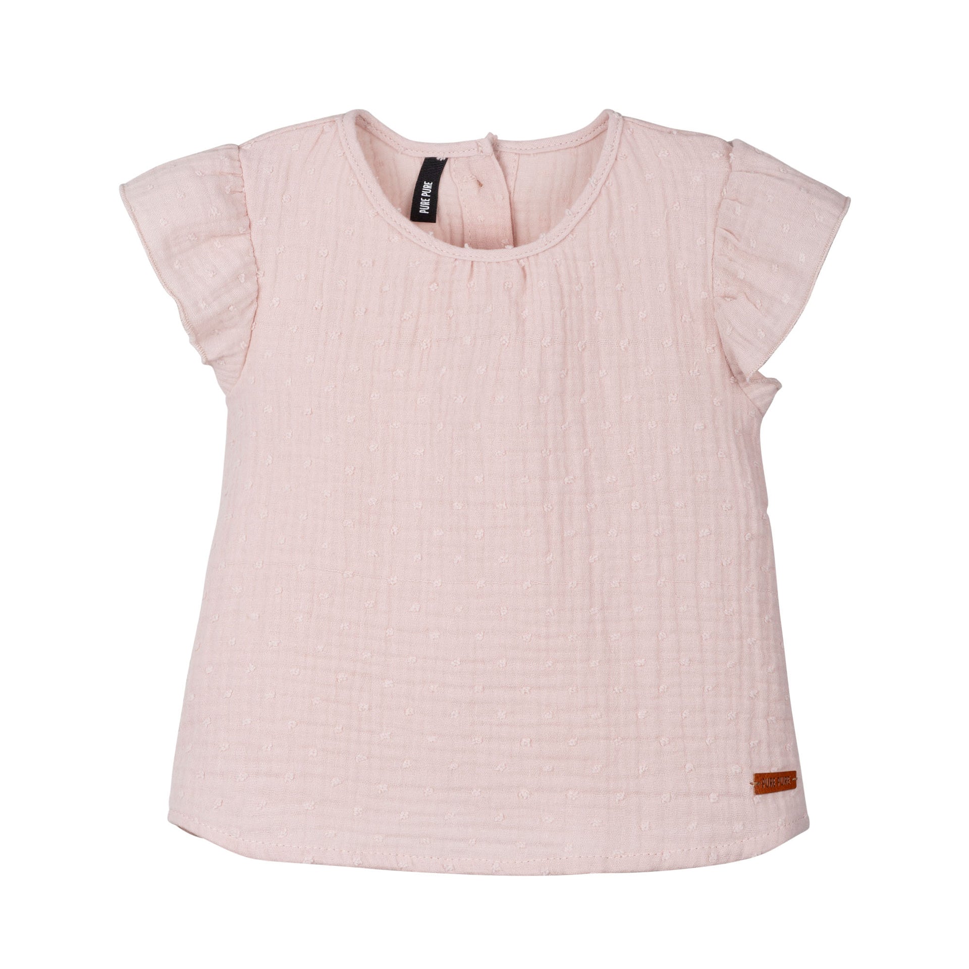 PurePure Shirt Musselin - peach/sand - Familienbande