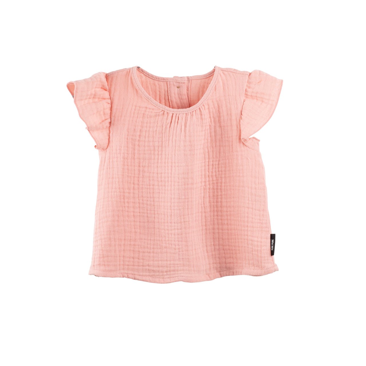 PurePure Shirt Musselin Rosa - Familienbande