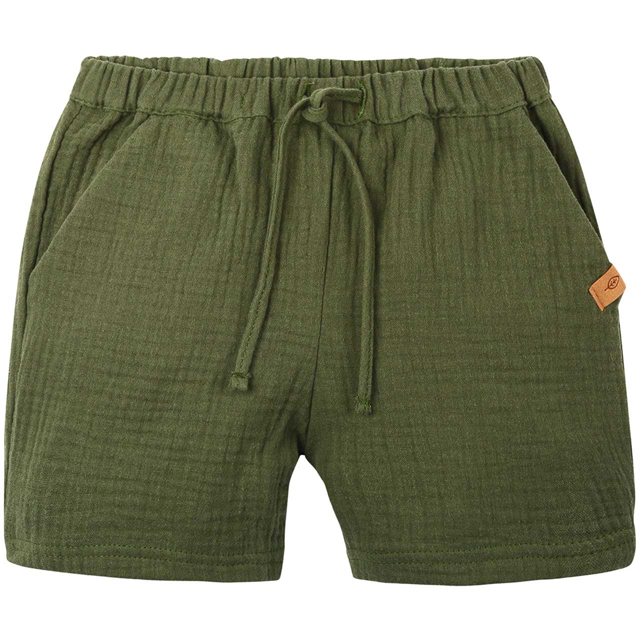 PurePure Shorts Musselin - Dill - Familienbande