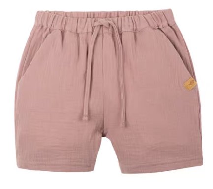 PurePure Shorts Musselin - Pink Clay - Familienbande