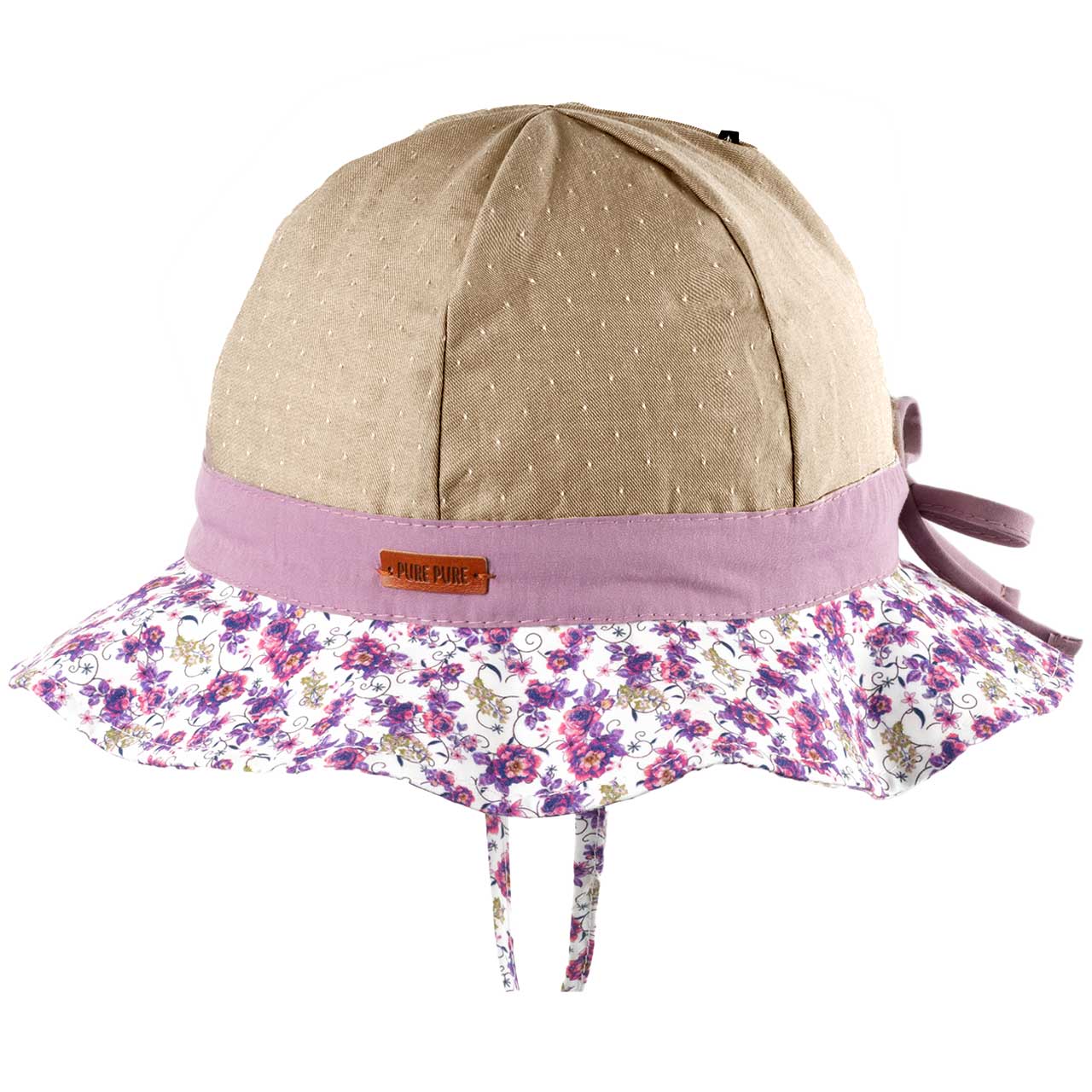PurePure Sonnenhut Flapper - taupe-grey - Familienbande