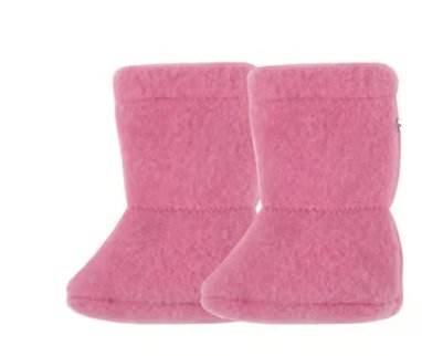 PurePure Stiefel aus Wollfleece - Pink - Familienbande