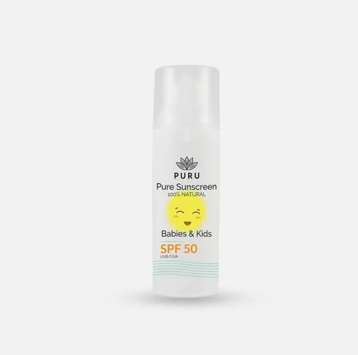 PURU PURE SONNENCREME – BABYS & KINDER SPF 50 / 50ml - Familienbande