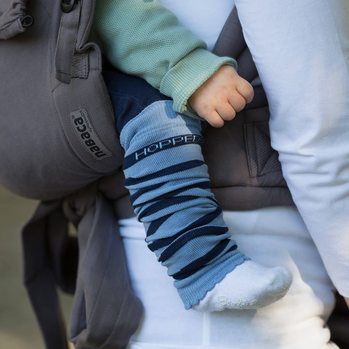 Stulpen aus Bio-Baumwolle pink - Familienbande