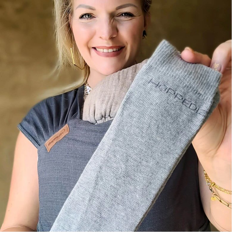 Stulpen aus Bio-Baumwolle - Uni Stone Hoppediz