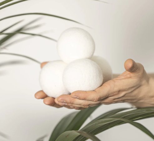 Washo Tumbler Balls aus 100% Schafswolle - Familienbande